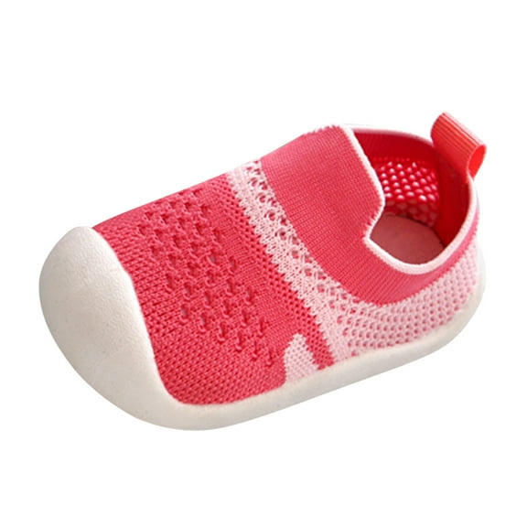 EnJoCho Baby Girls Boys Leisure Shoes Cute Mesh Soft Bottom Breathable Slip On Sport Shoes Socks Shoes Children Casual Sports Shoes Indoor Outdoor Wear