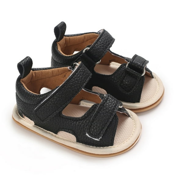 EnJoCho Baby Girls Boys Sandals Summer Beach Shoes Outdoor Casual Slipper Toddler First Walking Princess Sandals Black Child Girls Boys Shoes