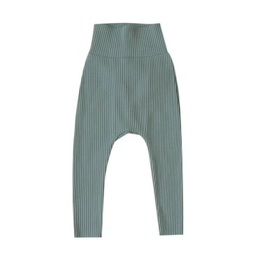 EnJoCho Baby Girls Boys Solid Ribbed Cotton Pants Spring Autumn Long Pants Clothes 12 18 Month Boys Sweatpants 2t 3 6months Clothes Jogging Pants Big Boys Pants 12 18 Months