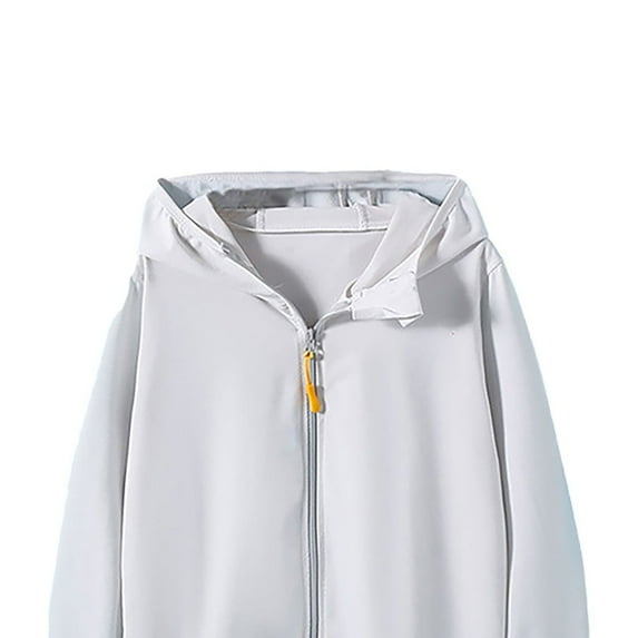 EnJoCho Baby Girls Boys Summer Solid Color Ice Hooded Zip Up Sun Protective Clothing Beach Cover Up Tops Winter Fall Warm Trendy Outwear Clothes Baby Kids Boy Girl Casual Jackets