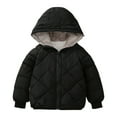 thumbnail image 1 of EnJoCho Baby Girls Boys Winter Jacket Puffer Down Coat Fleec𝖾 Lined Zipper Hooded Warm Thermal Outwear Outerwear Jacket Coat Snowsuit Alternative, 1 of 9