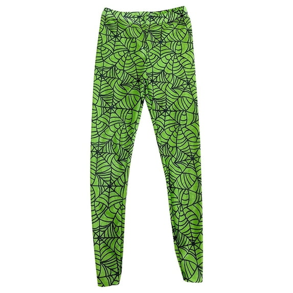 EnJoCho Baby Girls Halloween Leggings Pumpkin Silk Print Breathable Tights Soft Stretchy Pants for Toddlers Fall Winter 𝖢ostume Bottom Wear