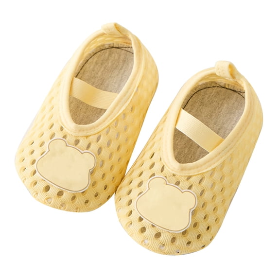 EnJoCho Baby Girls Sock-Style Shoes All Seasons Breathable Non-Slip Anti-Drop Floor Shoes with Soft Sole for 0-24 Months Toddler Girls Comfortable Indoor/Outdoor First Walkers Casual Sandals