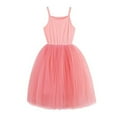 thumbnail image 1 of EnJoCho Baby Girls Tutu Dress Toddler Cotton Tutu Dress Tulle Dresses Girl Sleeveless Princess Dress Fashion Solid Party Dress Little & Big Children Girl Summer Clothes, 1 of 9