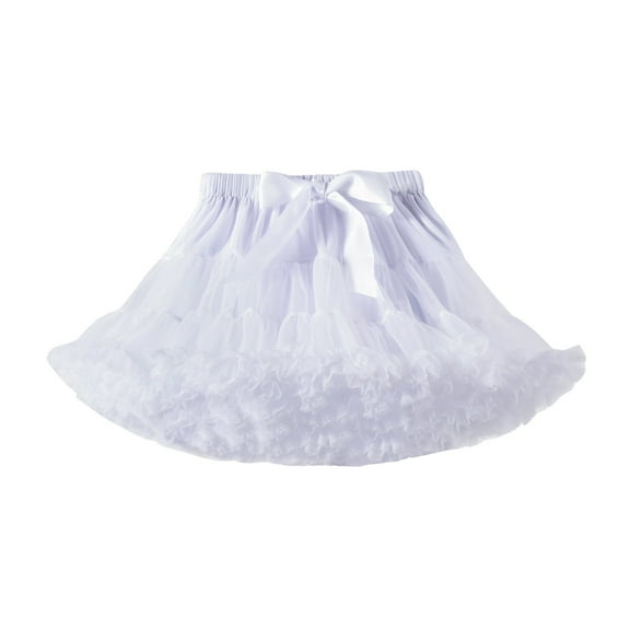 EnJoCho Baby Girls Tutu Skirt Princess Fluffy Soft Tulle Ballet Birthday Party Pettiskirt Baby Girls Soft Fluffy Tutu Skirt Toddler Girl Mesh Tutu Bowknot Princess Skirt