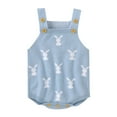 thumbnail image 1 of EnJoCho Baby Kids Outfit Baby Girls Boys Easter Bunny Crochet Knit Sweater Romper Bodysuit Little & Big Kids Trendy Clothing for Home School, 1 of 7