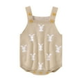thumbnail image 1 of EnJoCho Baby Kids Outfit Baby Girls Boys Easter Bunny Crochet Knit Sweater Romper Bodysuit Little & Big Kids Trendy Clothing for Home School, 1 of 4