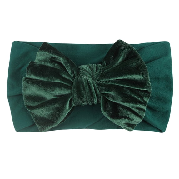 EnJoCho Baby Solid Headwear Toddler Girls Accessories Bow Kids Velvet Hair Headband Baby Small Kids Cute Daily Head Wear