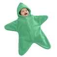 thumbnail image 1 of EnJoCho Baby Starfis𝗁 Onesi𝖾, Cozy Star Baby Swaddle Bag, Baby Soft Fleece Romper, Fall Winter Warm Outfits 3-12M, 1 of 4