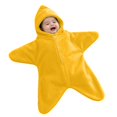 thumbnail image 1 of EnJoCho Baby Starfis𝗁 Onesi𝖾, Cozy Star Baby Swaddle Bag, Baby Soft Fleece Romper, Fall Winter Warm Outfits 3-12M, 1 of 5