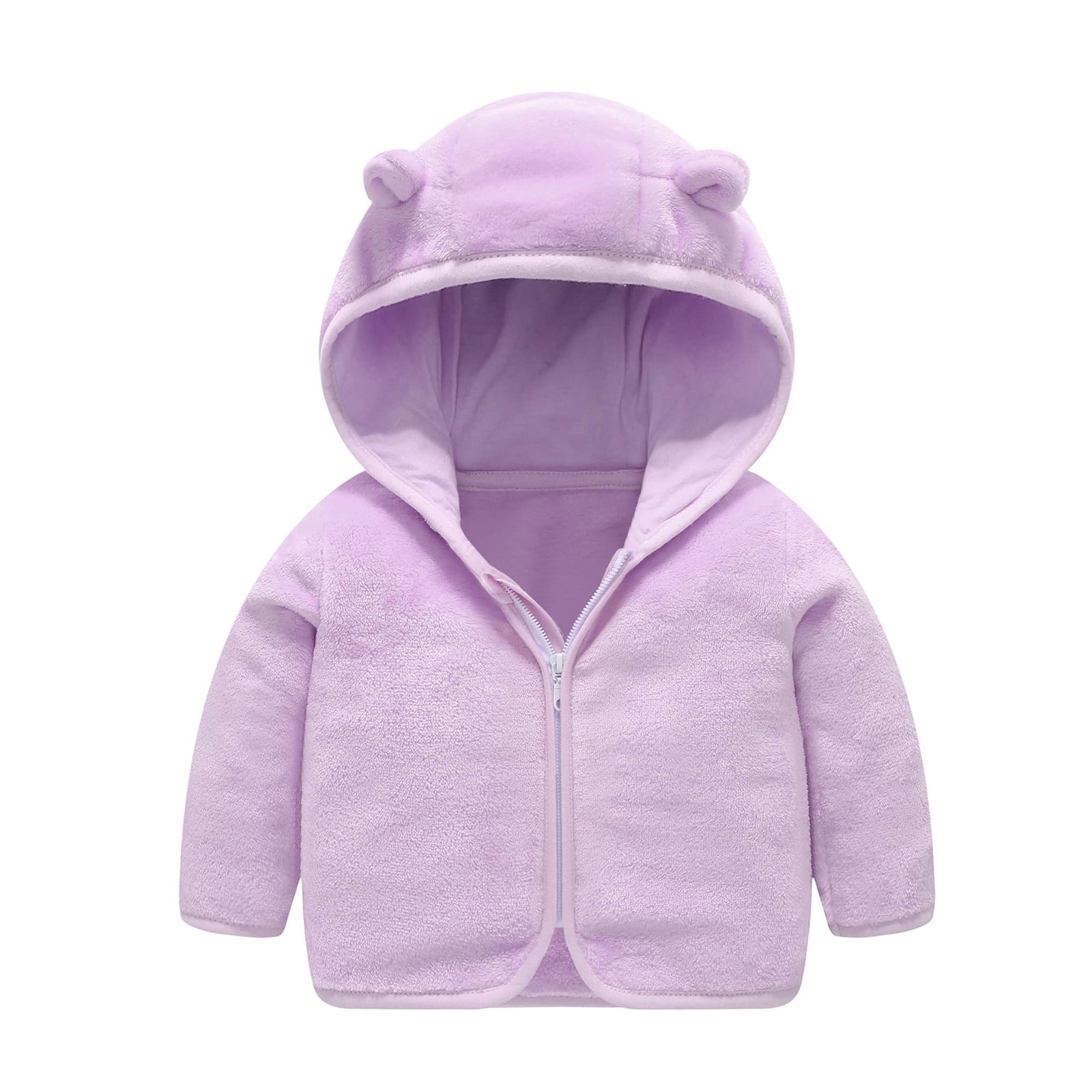 EnJoCho Baby Toddler Boys Girls Fleec𝖾 Jacket Hooded Zip Up Bear Coats ...