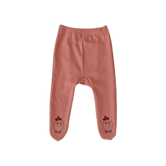 EnJoCho Baby Unisex Winter Pants Toddler Girl Cartoon Print Elastic Waist Leggings Long Trousers Slacks for 8 To 18 Months