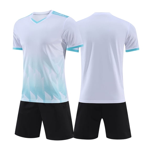 EnJoCho Boys Football Set Kids Baseball 2 Piece Outfits School PE Gym Athletic Sweatsuits Summer Short Sleeve Compression Shirt Shorts Set