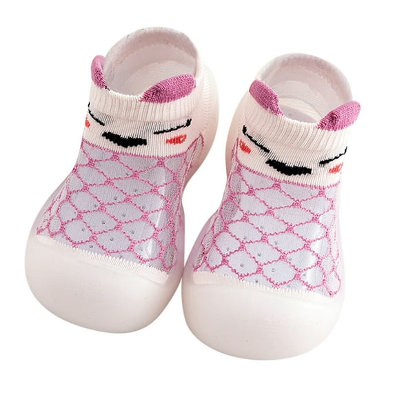 EnJoCho Boys Girls Animal Prints Cartoon Socks Shoes Toddler Breathable Mesh The Floor Socks Non Slip Prewalker Shoes Toddler Unisex Casual Sports Shoes Indoor Outdoor Wear