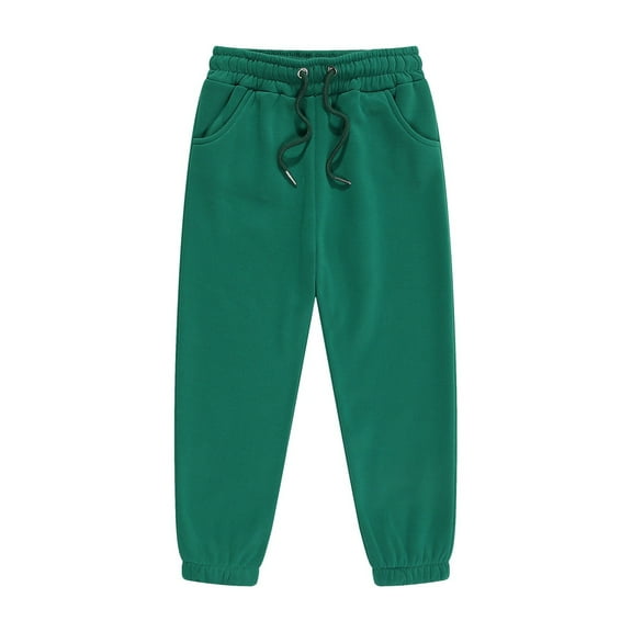 EnJoCho Boys Girls Kids Baggy Sweatpants Elastic Waist Wide Leg Cute Pockets Pants Streetwear Casual Joggers Trousers Comfortable Loose Fit Fashion Hi𝗉 Ho𝗉 Style Oversized Outfit