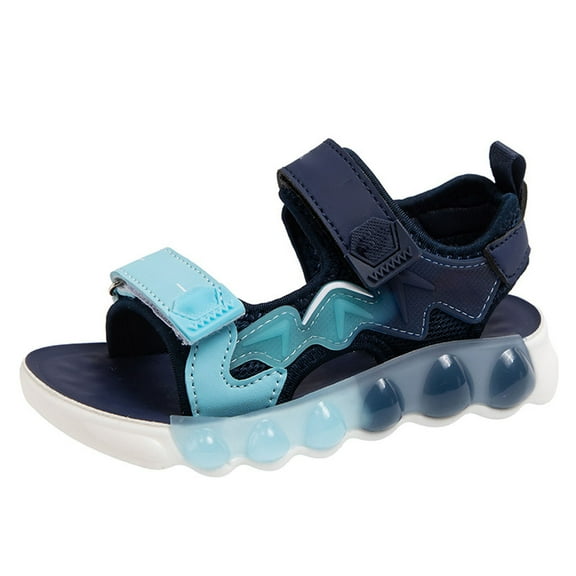 EnJoCho Boys Girls Summer Sandals Closed Toe Outdoor Beach Sports Non-Slip Lightweight Soft Sole Shoes for Small Medium Children Toddler Kids