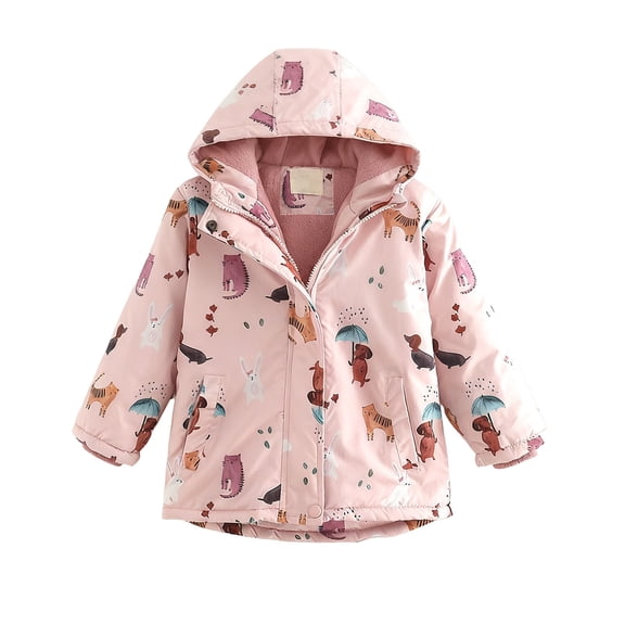 EnJoCho Boys Girls Toddler Winter Coat Windproof Jacket Kids Warm Outwear Puffer Coat Snowsuit Insulated Outerwear 1-8 Years