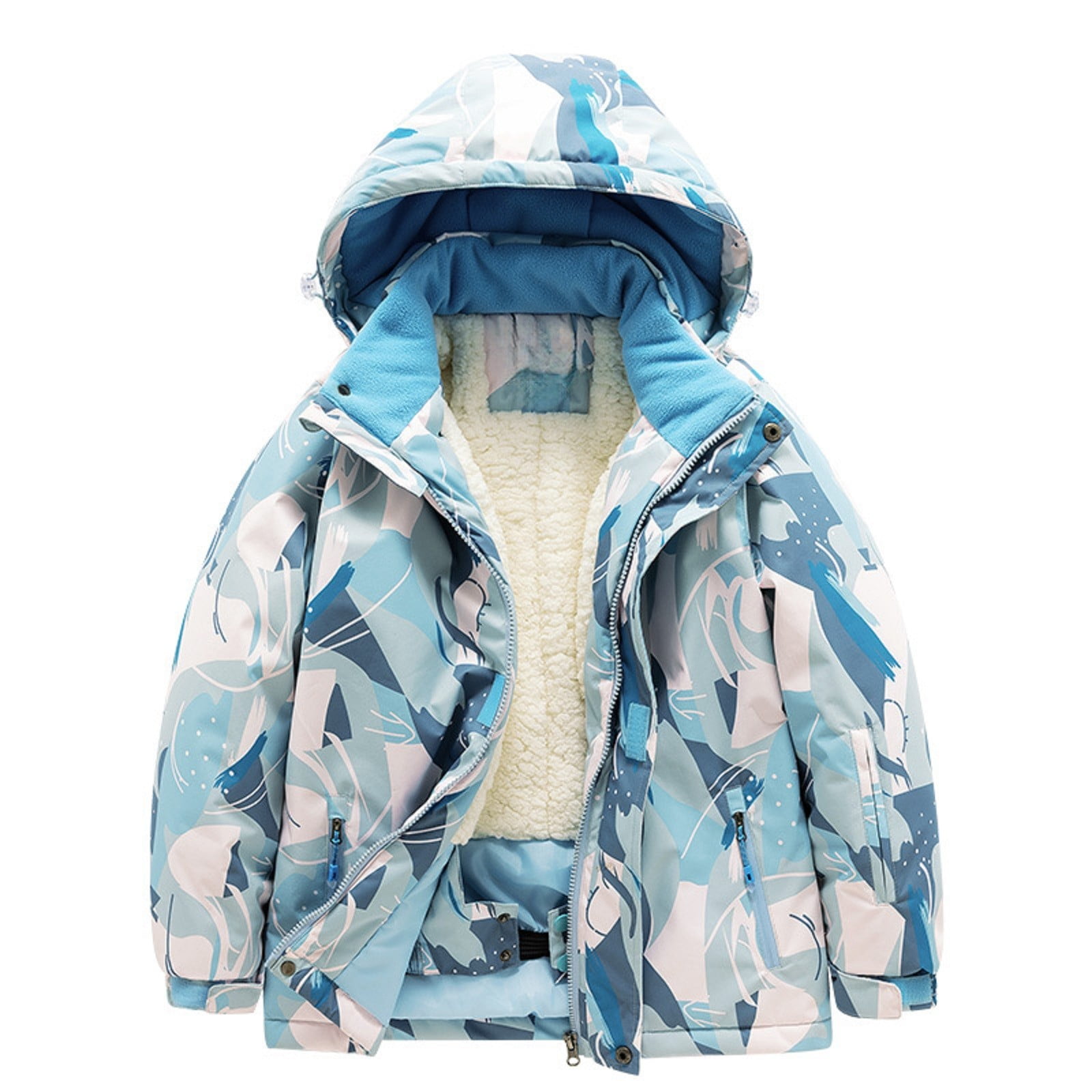 Winter Ski Jacket Waterproof Hooded For Kids Snow Sports main image 1