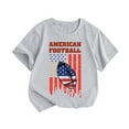 thumbnail image 1 of EnJoCho Child 2024 Tops Crewneck Summer Children's T Shirt Tops Kids Baby Girls Boys 4th Of July Summer Short Sleeve Independence Day, 1 of 9