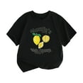 thumbnail image 1 of EnJoCho Child Summer Tops Little Children And Big Kids Letter Print Cartoon Print Boys And Girls Tops Short Sleeved T Shirts, 1 of 6