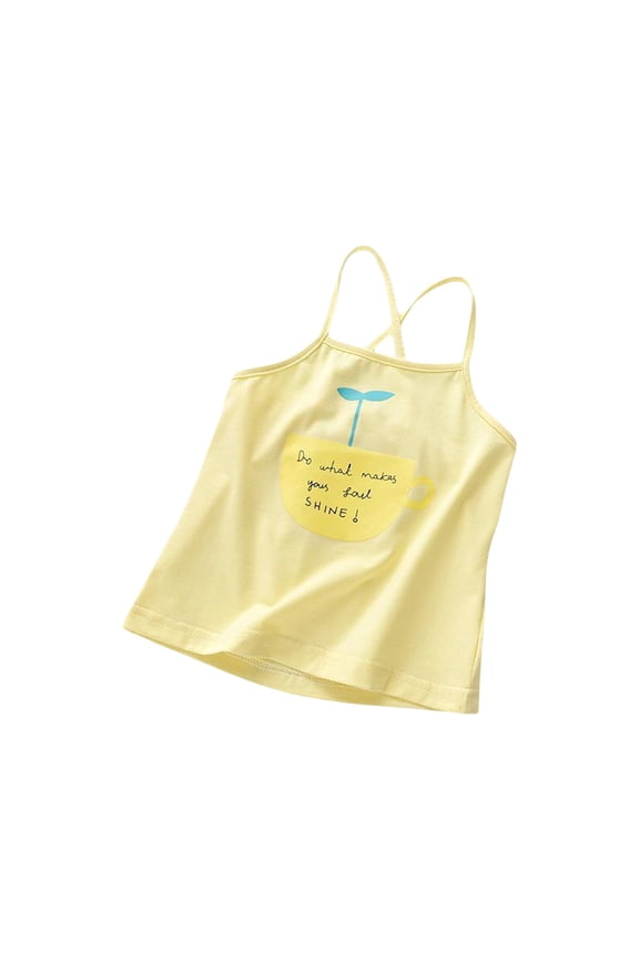 Child Swing Blouse Summer Tank Top For Girls Cotton Blend Kids Underwear Camisole Children Undershirt Toddler Clothing