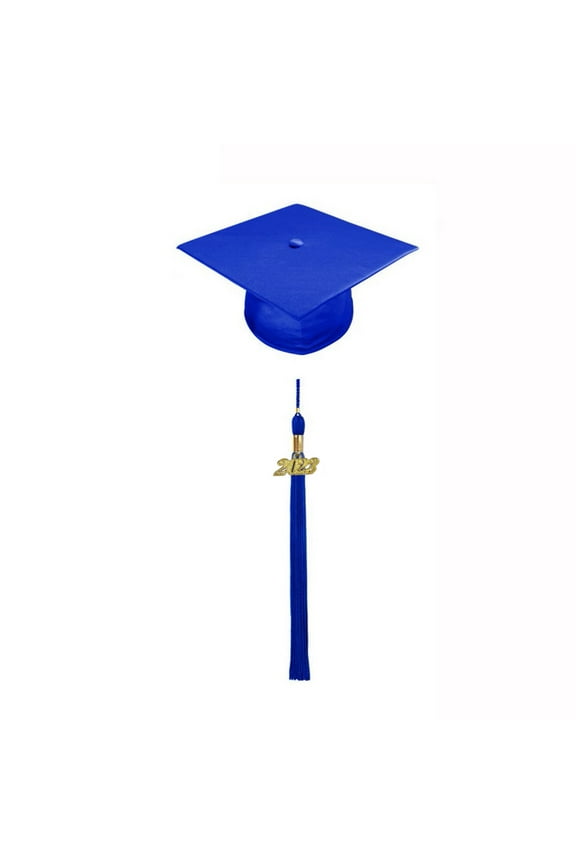 Children Kids Preschool and Kindergarten Graduation Tassel Hat and Charm Child Boys Girls Black School Graduate Hats