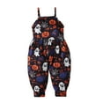 thumbnail image 1 of EnJoCho Children Party Bodysuit Toddler Baby Boys Girls Hallo-ween Prints Cute Soft Jumpsuit Romper Baby Kids Trendy Bodysuit Outfits, 1 of 9