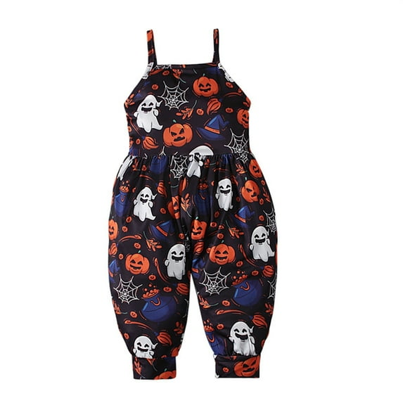 EnJoCho Children Party Bodysuit Toddler Baby Boys Girls Hallo-ween Prints Cute Soft Jumpsuit Romper Baby Kids Trendy Bodysuit Outfits