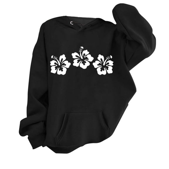 EnJoCho Children'S Graphic Print Sweatshirt Cartoon Design Round Neck Sweater Girls Fall Flower Stamping Hoodie Casual Hundred Padded Sweatshirt Junior Girls' Casual Printed Sweatshirt