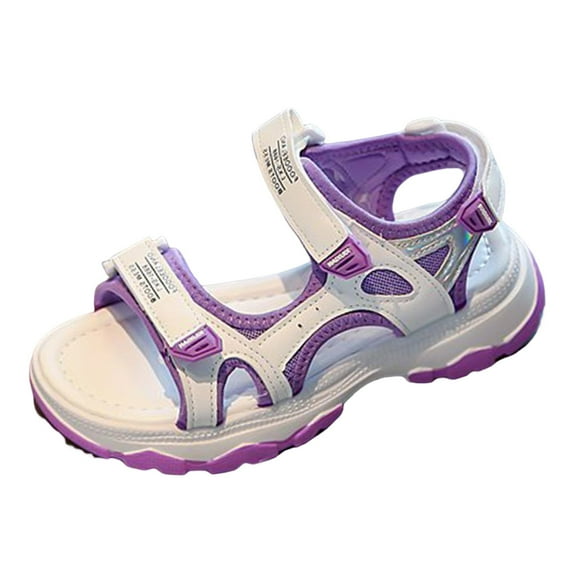 EnJoCho Children Sport Shoes Boys Girls Casual Platform Sandals Color Matching Soft Sole Beach Sports Adjustable Sandals Girl Kids Summer Stylish Sandals