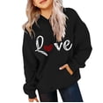 thumbnail image 1 of EnJoCho Childrens Hoodie Pullover With Hood Girls Boys Long Sleeve Plain Casual Elegant Tops Loose Autumn Winter Sweatshirt Blouse Shirt, 1 of 5