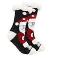 thumbnail image 1 of EnJoCho Clearance Adult Christmas Holiday Socks Colorful Indoors Striped Slipper Socks Knit Thick Warm Christmas Socks Adult Xmas Winter Themed Charming Socks Heated Socks Bulk Red Green Cute&Fun, 1 of 3