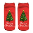 thumbnail image 1 of EnJoCho Clearance Christmas Red Socks Women Fashion Three-dimensional Printed Socks Christmas Socks Adult Xmas Themed Charming Socks Heated Socks Bulk, 1 of 1