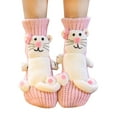 thumbnail image 1 of EnJoCho Clearance Christmas Socks Cartoon Floor Handmade Woolen Knitting Fashion Cartoon Animal Christmas Gifts Adult Xmas Winter Themed Charming Socks Heated Socks Bulk Cute&Fun, 1 of 3