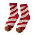 thumbnail image 1 of EnJoCho Cute Coral Winter Sleep Socks For Ladies Women'S Coral Winter Sleep Socks Womens Fuzzy Socks Slipper Winter Comfy Cozy Socks Cabin Warm Home Socks，Christmas Candy Socks, 1 of 3