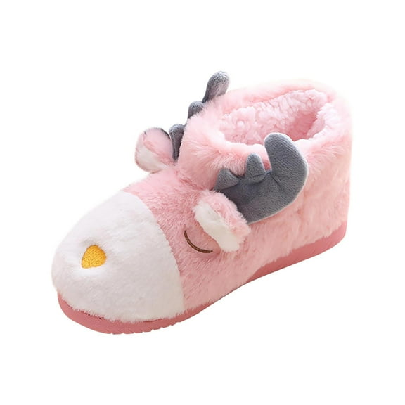 EnJoCho Clearance Comfy Slippers for Women Christmas Slippers Holiday Slipper House Shoes Slipper for Women Fuzzy Outdoor Indoor Bedroom Slippers Adult Family Winter Warm Comfy Indoor Slippers Shoes