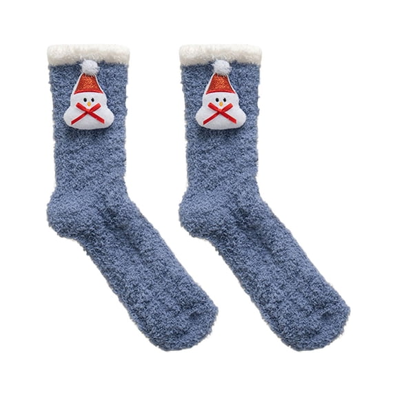 EnJoCho Clearance Comfy Socks Women Women's Christmas Socks Cute Warm Comfortable Socks Thick Home Socks Adult Xmas Winter Themed Charming Socks Heated Socks Bulk Red Green Cute&Fun