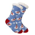 thumbnail image 1 of EnJoCho Clearance Fuzzy Christmas Socks Adult Christmas Holiday Socks Colorful Indoors Striped Slipper Socks Knit Thick Warm Christmas Socks Adult Xmas Winter Themed Charming Socks Heated Socks Bulk, 1 of 3