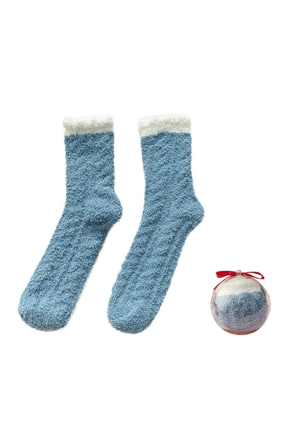 Clearance Loafer Socks Womens Birthday Socks with Velvet and Thickened Coral Velvet Acrylic Christmas Socks for Men and Women Adult Xmas Winter Themed Charming Socks Heated Socks Bulk Cute&Fun