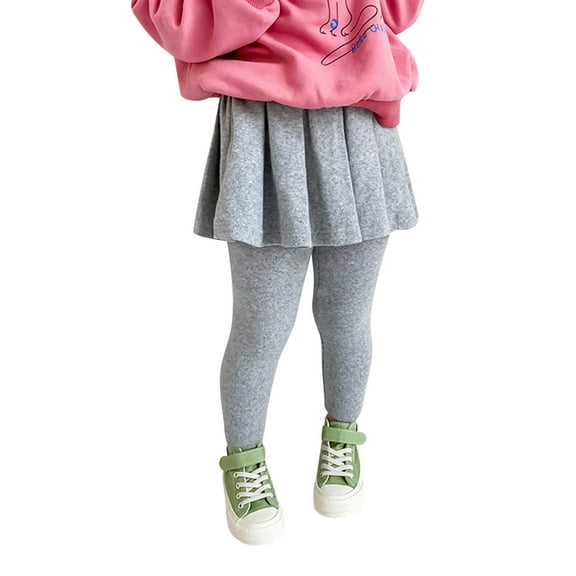 EnJoCho Clearance Toddler Kids Soft Warm Leggings Baby Girls Cotton Leggings Pantihose Stretchy Basic Ankle Length Pants Solid Pantyhose for Spring Autumn Pantskirt Comfortable Fashionable Pants PJS