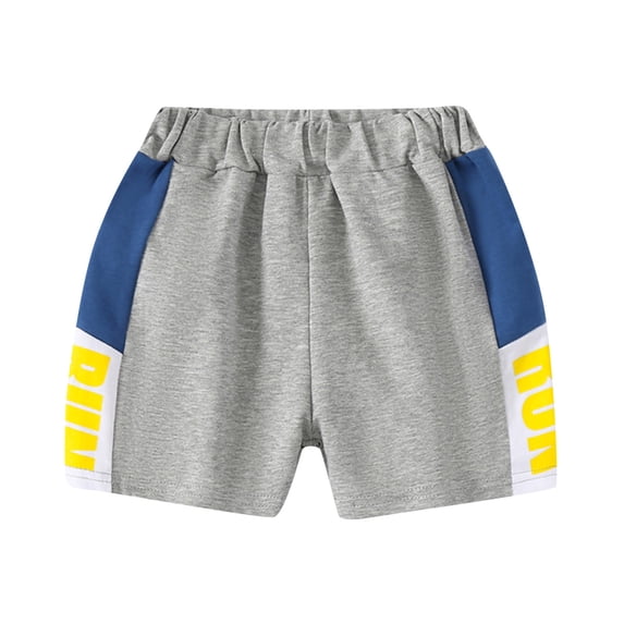 EnJoCho Clearence Toddler Boys Summer Casual Shorts - Breathable Cotton Elastic Waistband Shorts with Pockets - Lightweight Play Shorts for Playground Outdoor Activities & Daily Wear (Adjustable Fit)