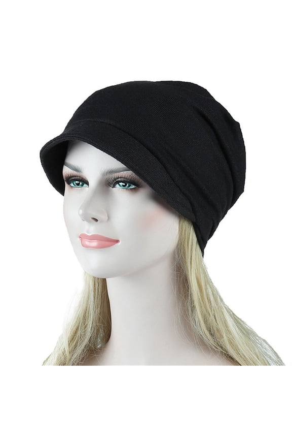 Comfort Cap for Women Soild Stretch Turban Hat Camouflage Hair Loss Head Scarf Elastic Head Wraps