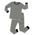 thumbnail image 1 of EnJoCho Cotton Baby Girl Clothe Baby Boys Girls Christmas Xmas Santa Striped Coat Romper Bodysuit Pants Outfits 2 Piece Outfits Children Boy Holiday Party Outfits 3-4 Years, 1 of 3