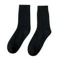 thumbnail image 1 of EnJoCho Cozy Crew Socks For Women, Womens Socks In Autumn And Winter Plus Velvet Padded Warm Towel Socks Solid Color Ladies Long Cotton Socks, 1 of 7