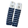 thumbnail image 1 of EnJoCho Cozy Fleece-Lined Home Socks For Ladies Children Adult Stockings Autumn And Winter Fashion Cute Cartoon Animal Thickened Comfortable Floor Socks Non Slip, 1 of 3