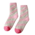 thumbnail image 1 of EnJoCho Cute Coral Winter Sleep Socks For Ladies Women'S Coral Winter Sleep Socks Womens Fuzzy Socks Slipper Winter Comfy Cozy Socks Cabin Warm Home Socks，Christmas Candy Socks, 1 of 3