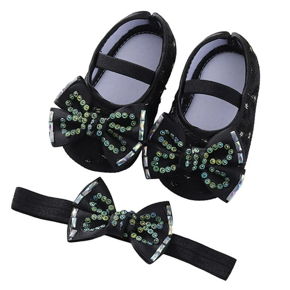 EnJoCho Cute Walking Shoes for Toddler Girls Baby Shoes Fashion Soft Sole Toddler Shoes Pearl Dress Flower Princess Shoes Baby Girl Shoes 0-6 6-12 Months