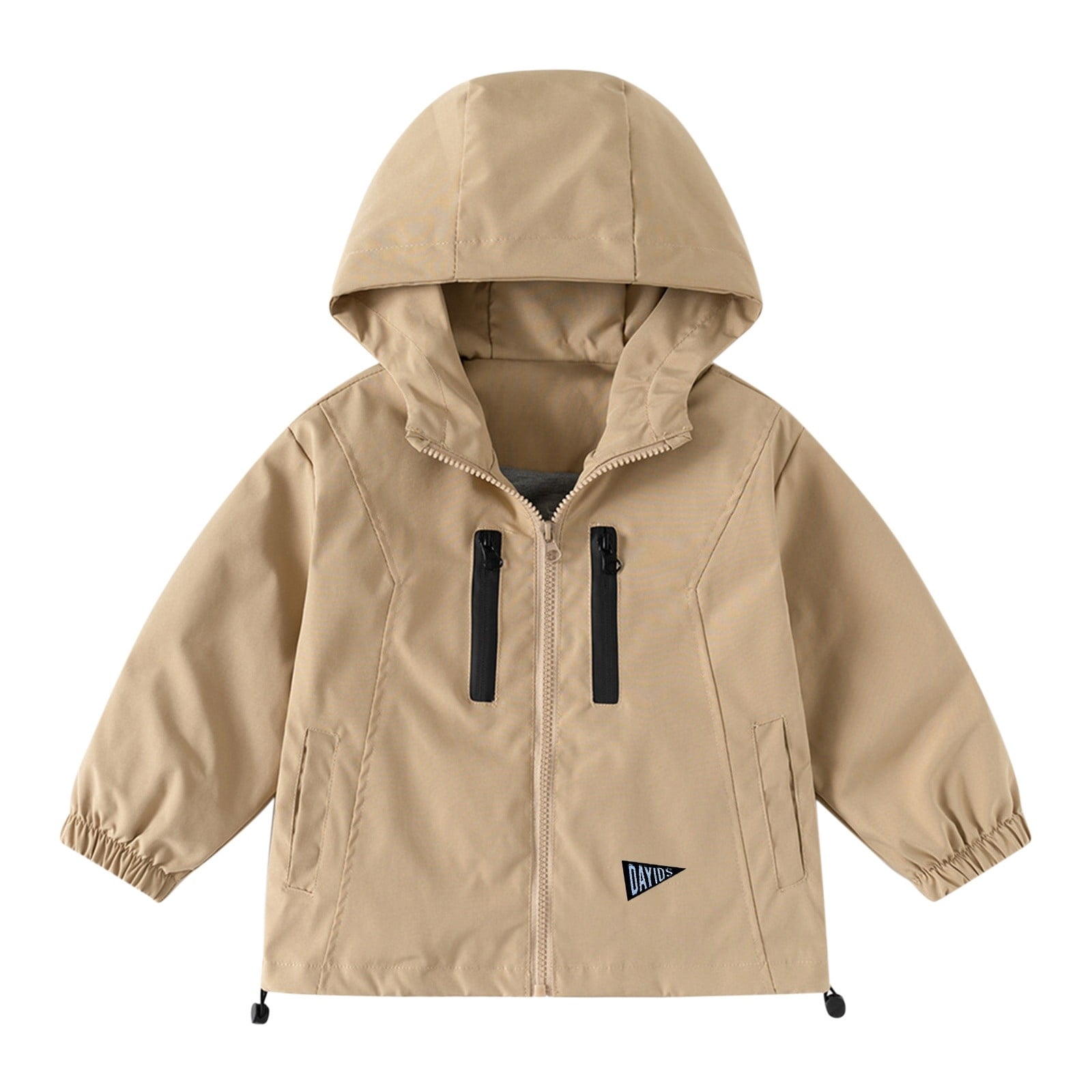 EnJoCho Fall Spring Rain Jacket Kids Girls Windbreaker Fleec𝖾 Hooded ...