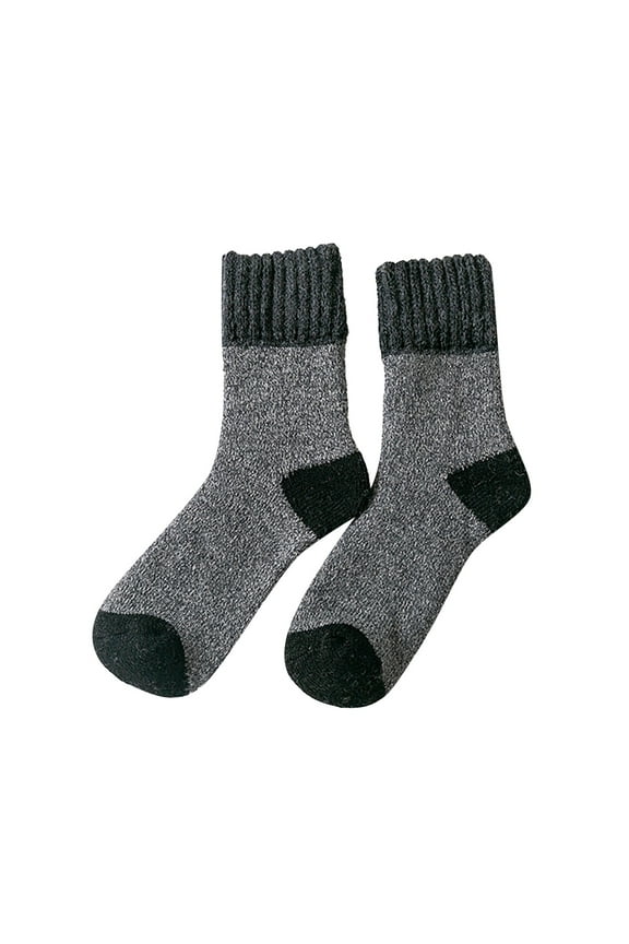 Fashion Mid-Calf Socks For Women Statement Women'S Short Socks Crew-Length Socks For Women Women's Color Matching Multi Color Breathable Plush And Thick Insulation Socks