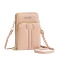 thumbnail image 1 of EnJoCho Fashion Women Artificial Leather Solid Color Zipper Phone Bag Shoulder Bag Messenger Bag Trendy Matching Bags for Male Female for Travel Casual Use Clearance, 1 of 9